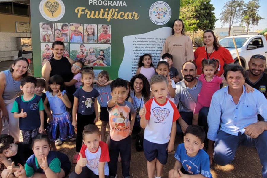 Projeto Frutificar leva conscientização ambiental às crianças da EMEI Dulcineia de Rossis Busse